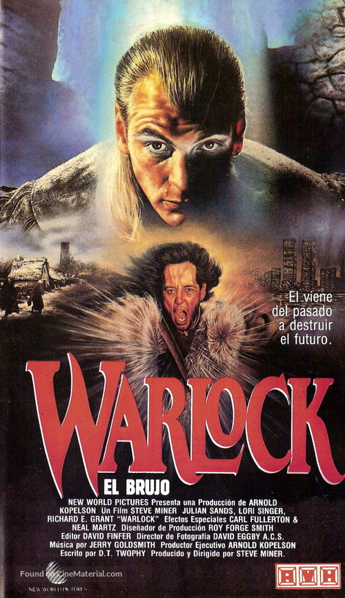 Warlock - Argentinian VHS movie cover
