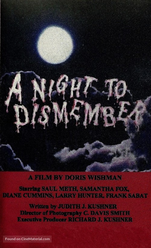 A Night to Dismember - VHS movie cover