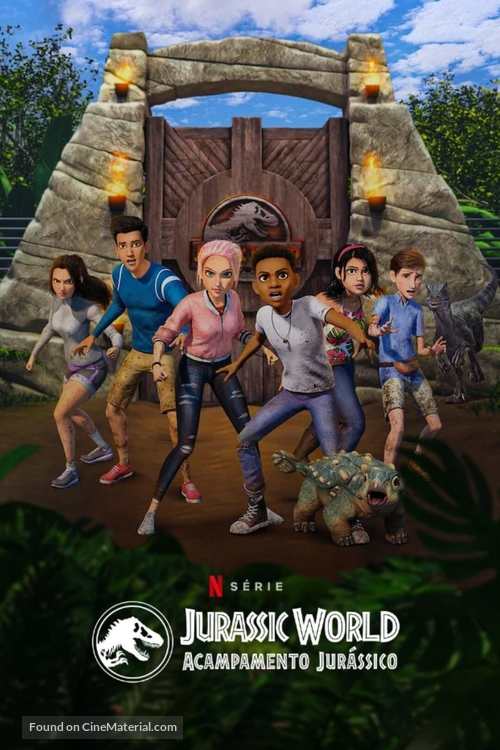 &quot;Jurassic World: Camp Cretaceous&quot; - Brazilian Movie Cover