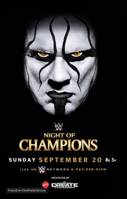 WWE Night of Champions - Movie Poster