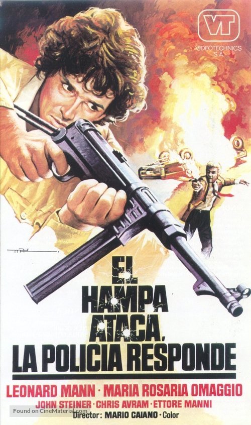 La malavita attacca... la polizia risponde! - Spanish Movie Cover