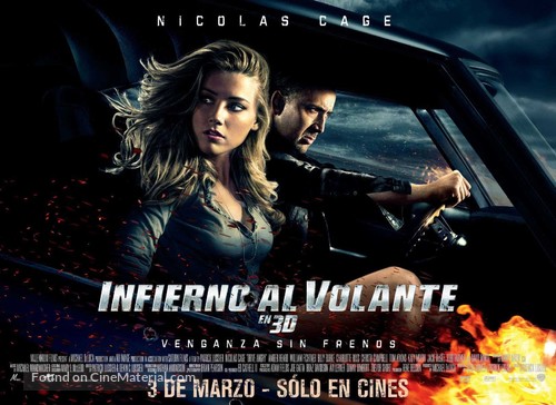 Drive Angry - Argentinian Movie Poster