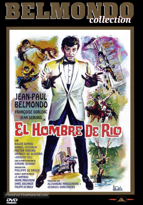 L&#039;homme de Rio - Spanish DVD movie cover