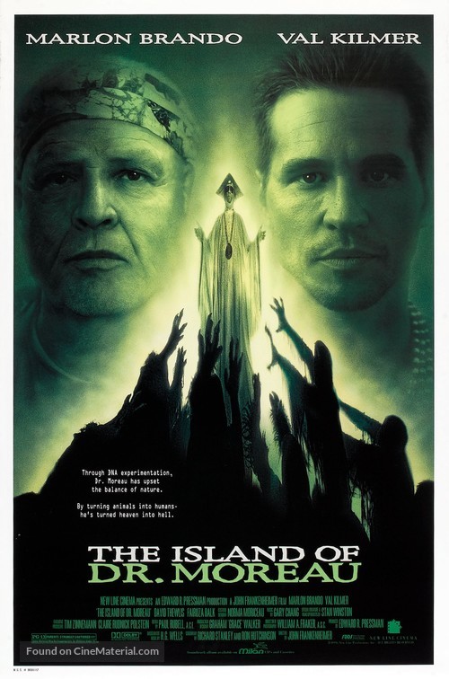 The Island of Dr. Moreau - Movie Poster