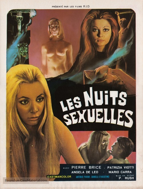 La notte dei dannati - French Movie Poster