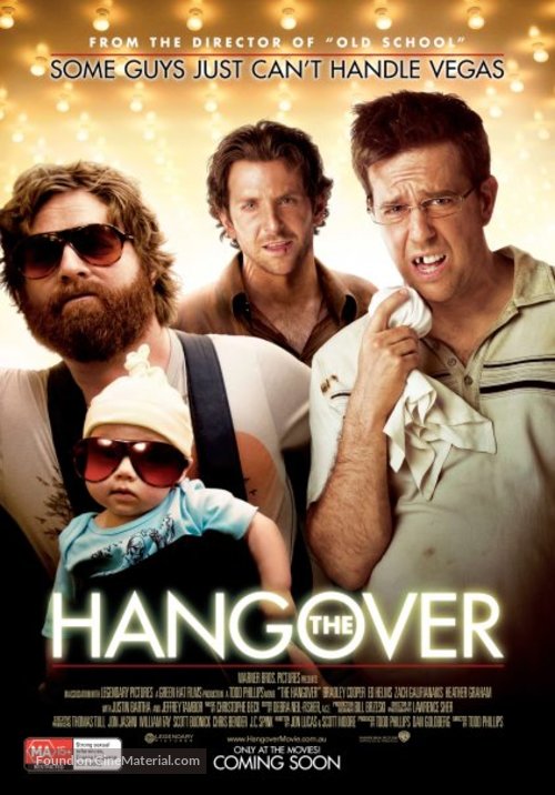 The Hangover - Australian Movie Poster