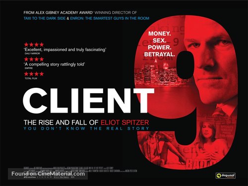 Client 9: The Rise and Fall of Eliot Spitzer - British Movie Poster