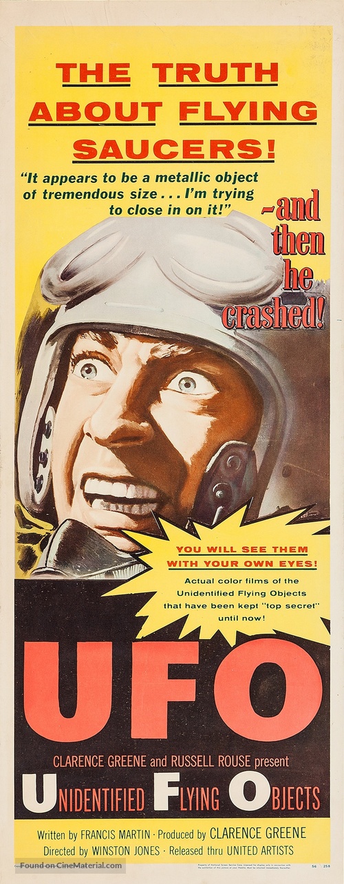 Unidentified Flying Objects: The True Story of Flying Saucers - Movie Poster