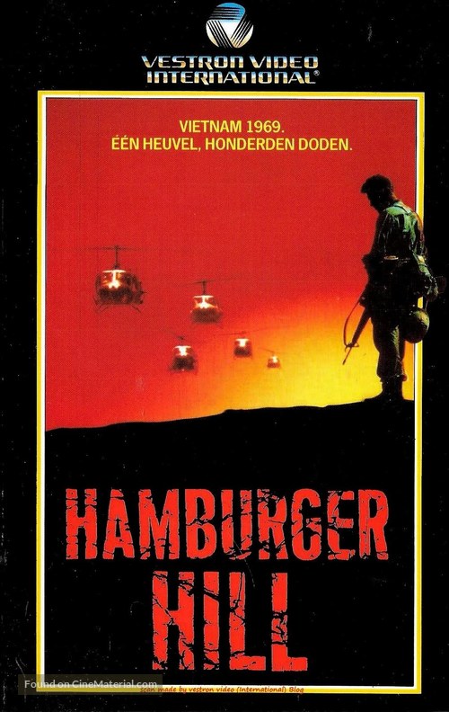 Hamburger Hill - Dutch VHS movie cover