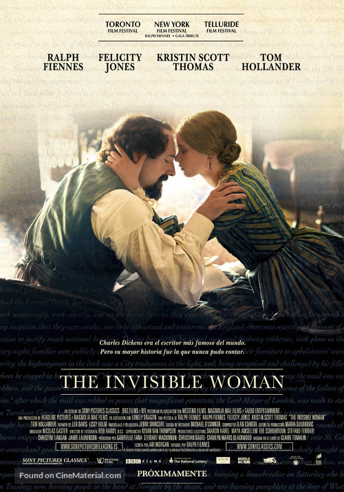 The Invisible Woman - Spanish Movie Poster