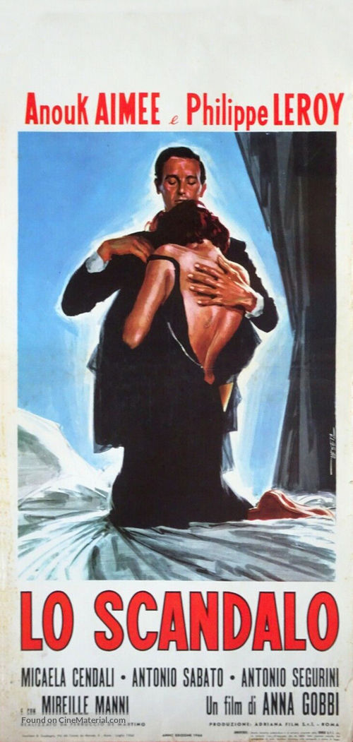 Lo scandalo - Italian Movie Poster