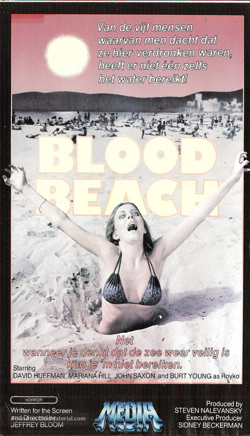 Blood Beach - Dutch VHS movie cover