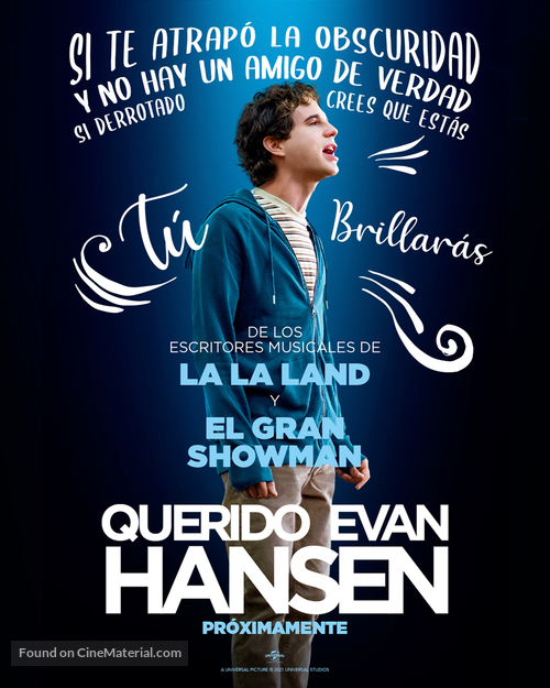 Dear Evan Hansen - Argentinian Movie Poster