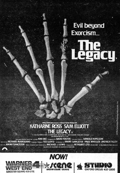 The Legacy - British poster