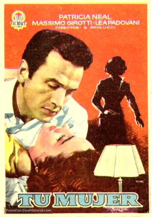 Tua donna, La - Spanish Movie Poster
