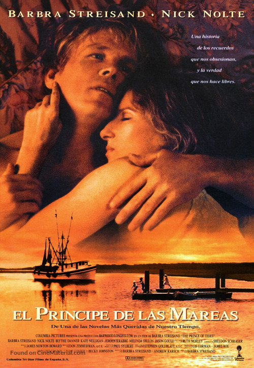 The Prince of Tides - Spanish Movie Poster