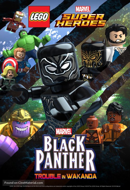 LEGO Marvel Super Heroes: Black Panther - Trouble in Wakanda - DVD movie cover