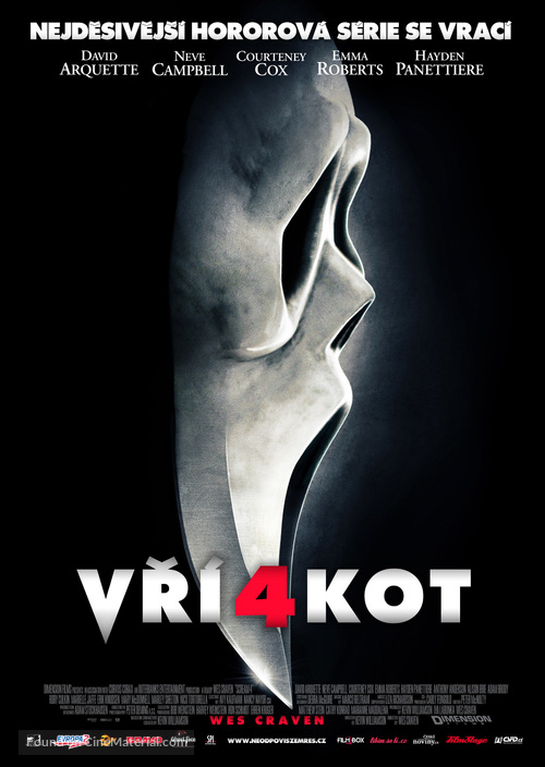 Scream 4 - Czech Movie Poster