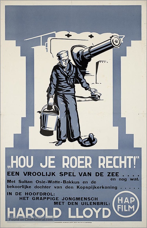 A Sailor-Made Man - Dutch Movie Poster