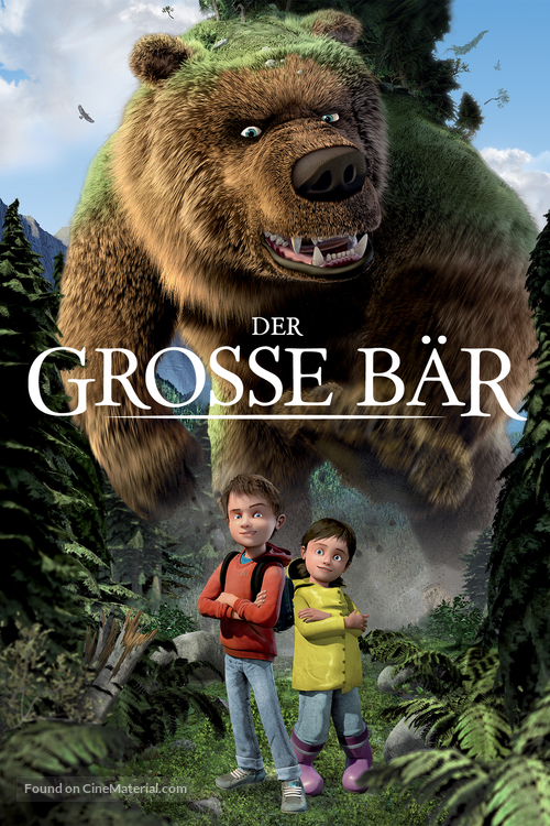Den k&aelig;mpestore bj&oslash;rn - German DVD movie cover