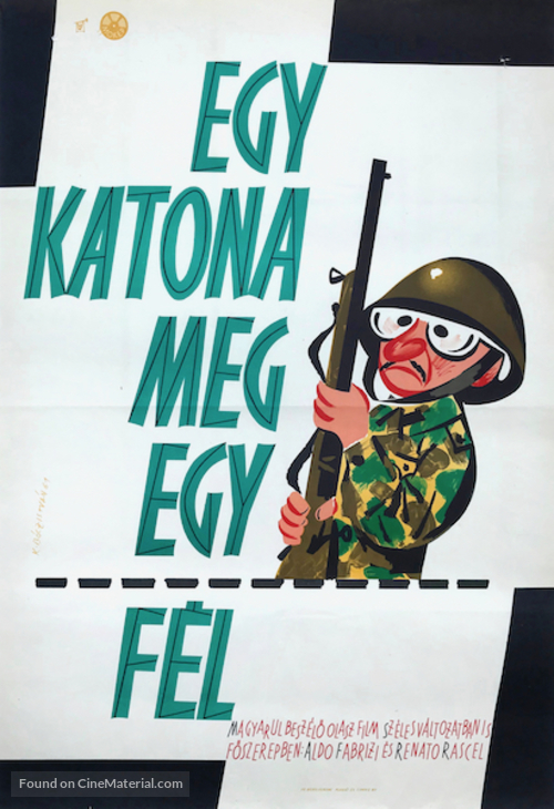 Un militare e mezzo - Hungarian Movie Poster