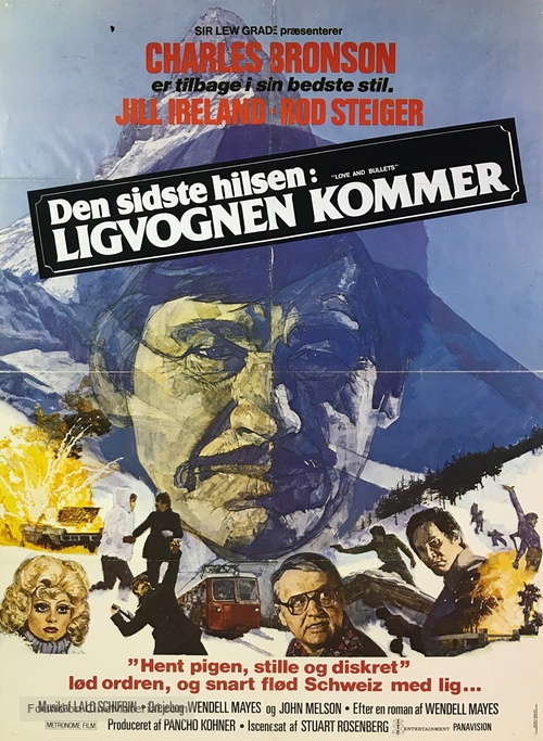 Love and Bullets - Danish Movie Poster