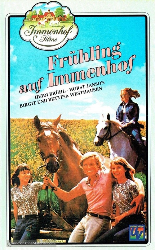 Fr&uuml;hling auf Immenhof - German VHS movie cover