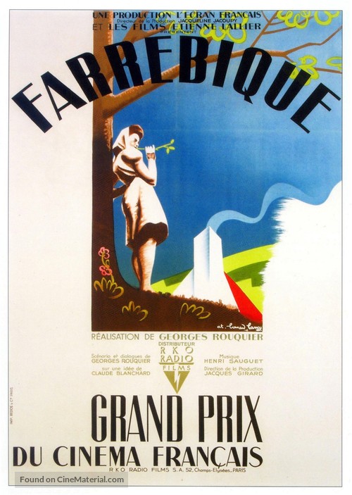 Farrebique ou Les quatre saisons - French Movie Poster