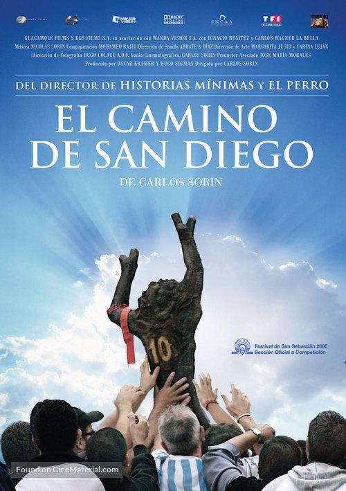 El camino de San Diego - Argentinian Movie Poster