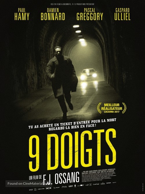 9 doigts - French Movie Poster