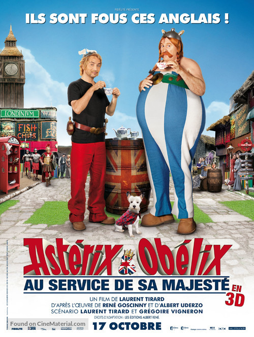 Ast&eacute;rix et Ob&eacute;lix: Au Service de Sa Majest&eacute; - French Advance movie poster