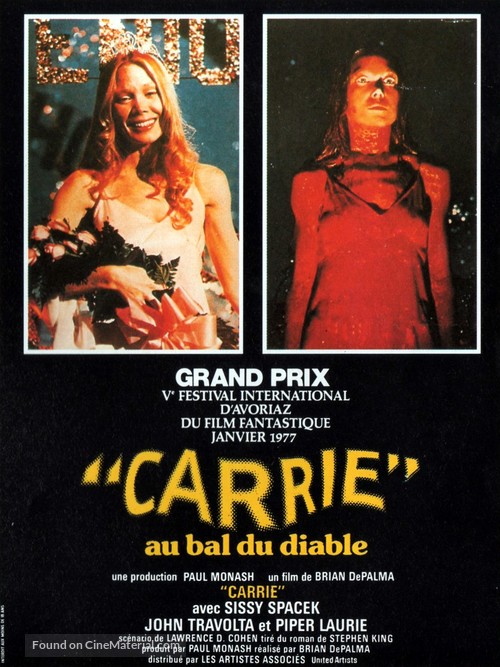 Carrie - French Movie Poster