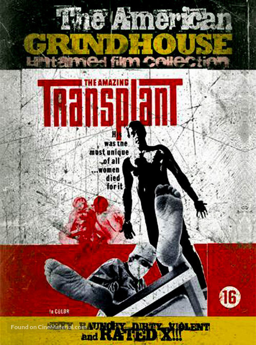 The Amazing Transplant - Dutch DVD movie cover