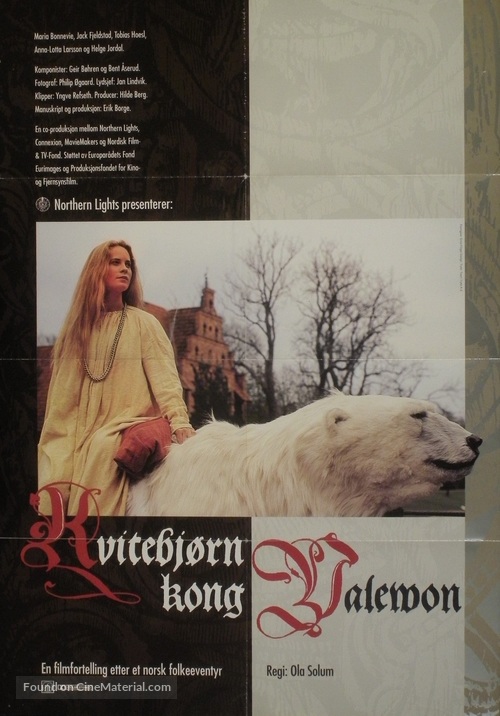 Kvitebj&oslash;rn Kong Valemon - Norwegian Movie Poster