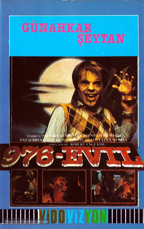 976-EVIL - Turkish VHS movie cover