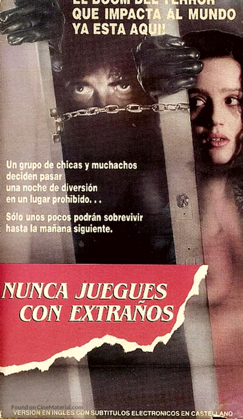 Dangerous Game - Argentinian VHS movie cover