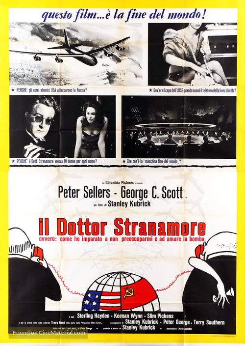 Dr. Strangelove - Italian Movie Poster