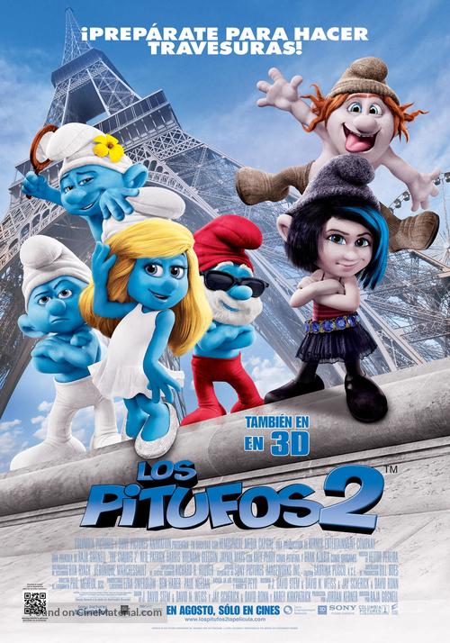 The Smurfs 2 - Mexican Movie Poster