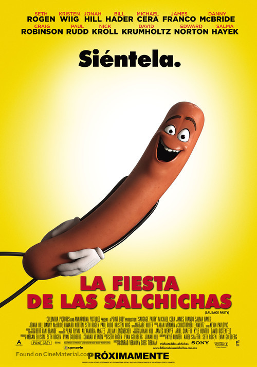 Sausage Party - Mexican Movie Poster