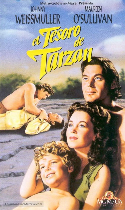 Tarzan&#039;s Secret Treasure - Spanish VHS movie cover