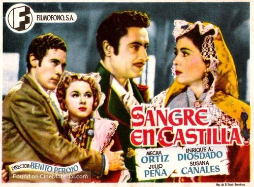 Sangre en Castilla - Spanish Movie Poster