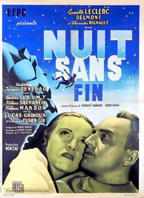 La nuit sans fin - French Movie Poster