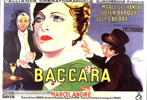 Baccara - French Movie Poster