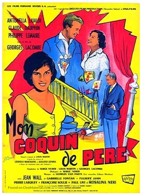 Mon coquin de p&egrave;re - French Movie Poster