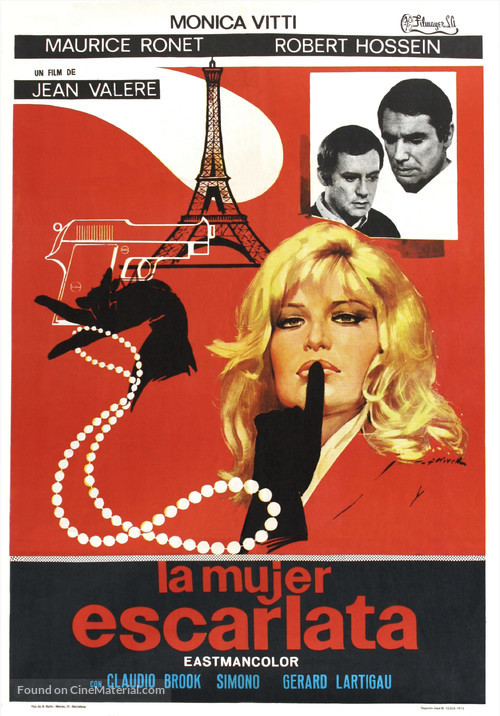 La femme &eacute;carlate - Spanish Movie Poster