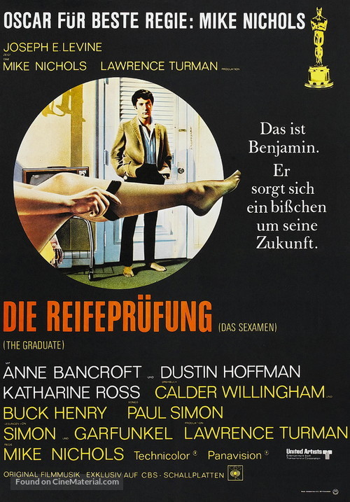 The Graduate - German Movie Poster