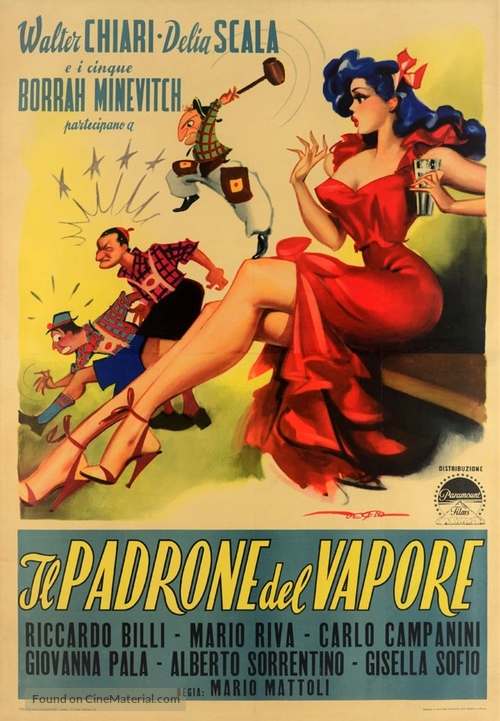 Il padrone del vapore - Italian Movie Poster