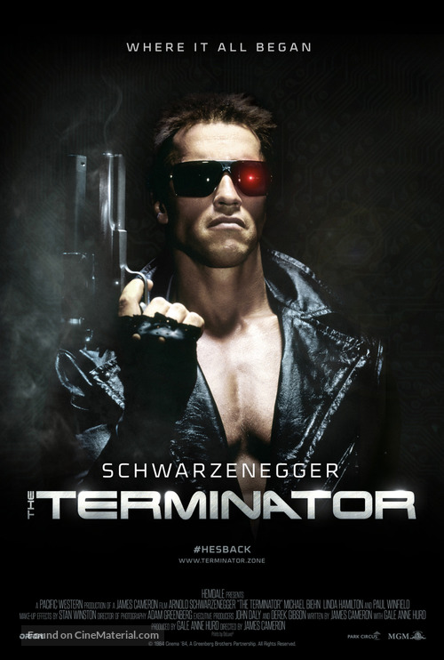 The Terminator - British Movie Poster