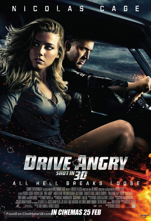 Drive Angry - Malaysian Movie Poster