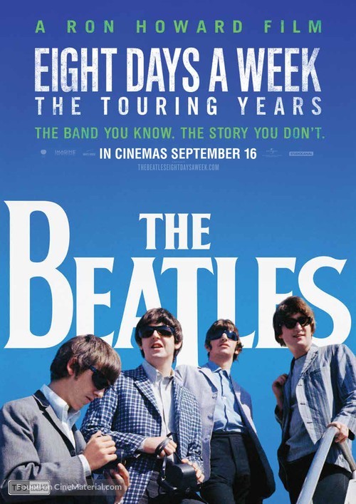 The Beatles: Eight Days a Week - The Touring Years - New Zealand Movie Poster